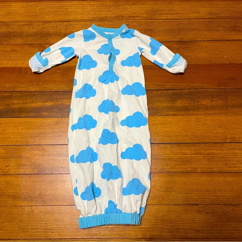 Monica + Andy organic Cotton Clouds Soft Touch Gown Size 3-6 Months